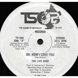 The Live Band Oh How I Love You / Serious Situation USED VINYL 7INCH 33 S RPM SINGLE