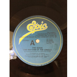 The Quick The Rhythm Of The Jungle USED VINYL 12INCH 45 RPM SINGLE PROMO