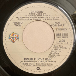 Crackin' Double Love USED VINYL 7INCH 45 RPM PROMO STEREO MONO