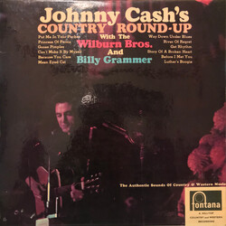 Johnny Cash / The Wilburn Brothers / Billy Grammer Johnny Cash's-Country Round-up (The Authentic Sounds Of Country & Western Music) Vinyl LP USED