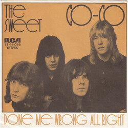 The Sweet Co-Co USED VINYL 7INCH 45 RPM SINGLE STEREO