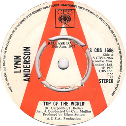Lynn Anderson Top Of The World USED VINYL 7INCH 45 RPM SINGLE PROMO