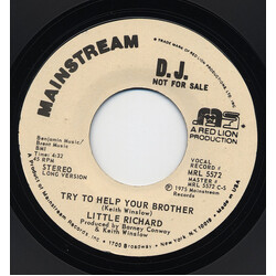 Little Richard Try To Help Your Brother USED VINYL 7INCH 45 RPM PROMO