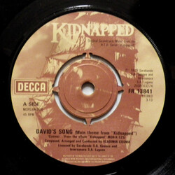 Vladimir Cosma Kidnapped USED VINYL 7INCH 45 RPM SINGLE STEREO