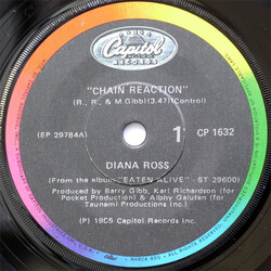 Diana Ross Chain Reaction USED VINYL 7INCH 45 RPM SINGLE