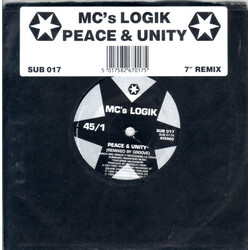 MC's Logik Peace & Unity USED VINYL 7INCH 45 RPM