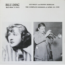 Lee Wiley / Bunny Berigan The Complete Session Of April 10, 1940 Vinyl LP USED