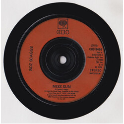 Boz Scaggs Miss Sun USED VINYL 7INCH 45 RPM