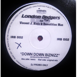 London Dodgers / Vincent J. Alvis / Demolition Man Down Down Biznizz USED VINYL 12INCH PROMO