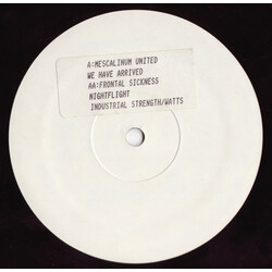 Mescalinum United / The Mover Planet Core Productions Special Double AA Side USED VINYL 12INCH PROMO WHITE LABEL