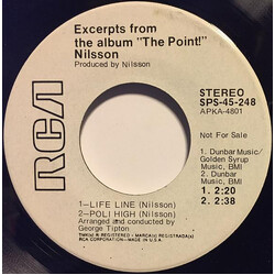 Harry Nilsson Excerpts From The Album "The Point!" USED VINYL 7INCH 45 RPM PROMO