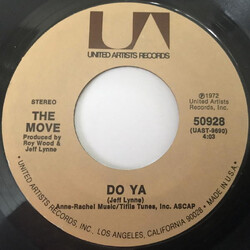 The Move California Man / Do Ya USED VINYL 7INCH 45 RPM SINGLE STYRENE STEREO