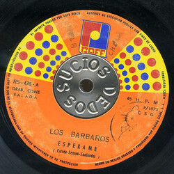 Los Barbaros (2) Espérame / Mercado De Villahermosa USED VINYL 7INCH 45 RPM SINGLE