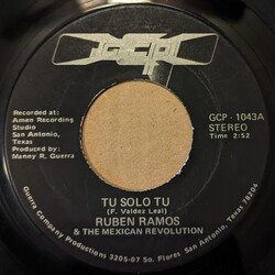 Ruben Ramos / The Mexican Revolution Tu Solo Tu USED VINYL 7INCH 45 RPM SINGLE