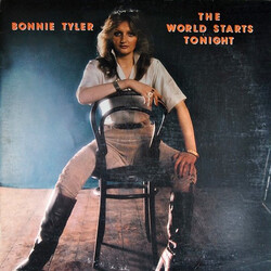 Bonnie Tyler The World Starts Tonight Vinyl LP USED