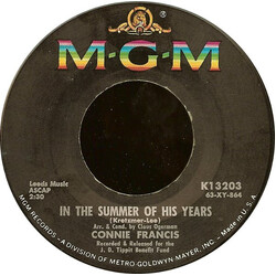 Connie Francis In The Summer Of His Years / My Buddy VINYL 7" USED