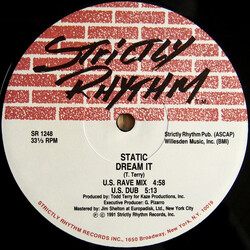 Static (3) Dream It USED VINYL 12INCH 33 S RPM