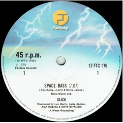 Slick (2) Space Bass USED VINYL 12INCH SINGLE 45 RPM