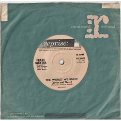 Frank Sinatra The World We Knew (Over And Over) Vinyl 7" USED