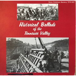 Various Historical Ballads Of The Tennessee Valley Vinyl LP USED
