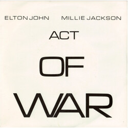 Elton John / Millie Jackson Act Of War USED VINYL 7INCH 45 RPM SINGLE