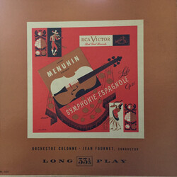 Édouard Lalo / Yehudi Menuhin / Orchestre Colonne / Jean Fournet Symphonie Espagnole Op. 21 Vinyl LP USED