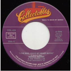 Martha Reeves & The Vandellas Love Bug, Leave My Heart Alone / Honey Chile Vinyl 7" USED