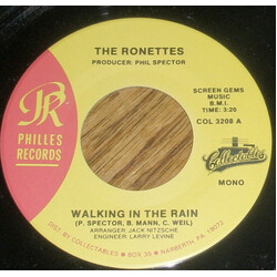 The Ronettes Walking In The Rain / Born To Be Together USED VINYL 7INCH 45 RPM MONO