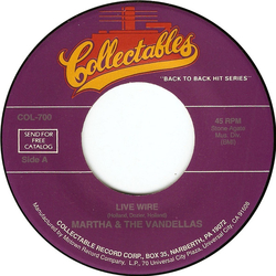 Martha Reeves & The Vandellas Live Wire / You've Been In Love Too Long Vinyl 7" USED