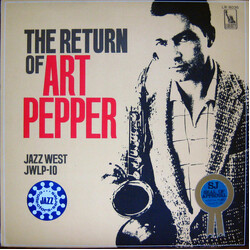 Art Pepper The Return Of Art Pepper Vinyl LP USED