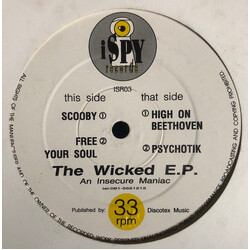 An Insecure Maniac The Wicked EP USED VINYL 12INCH