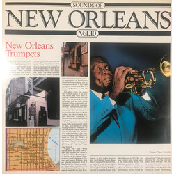 New Orleans Trumpets Sounds of New Orleans Vol.10 Vinyl LP USED