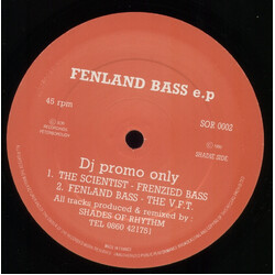 Frenzied Bass / Variable Frequency Technician Fenland Bass e.p USED VINYL 12INCH EP PROMO 45 RPM