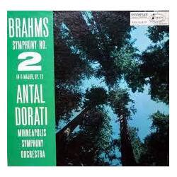Antal Dorati / Minneapolis Symphony Orchestra Brahms Symphony No. 2 In D Major, Op. 73 Vinyl LP USED