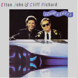 Elton John / Cliff Richard Slow Rivers Vinyl 7" USED