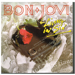 Bon Jovi Living In Sin USED VINYL 7INCH SINGLE
