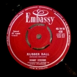 Bobby Stevens Rubber Ball / You're Sixteen Vinyl 7" USED