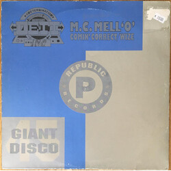 MC Mell'O' Comin' Correct / Wize USED VINYL 12INCH 45 RPM PROMO