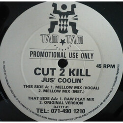 Cut 2 Kill Jus' Coolin' USED VINYL 12INCH PROMO 45 RPM