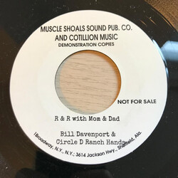 Bill Davenport & His Circle D Ranch Hands R&R With Mom & Dad USED VINYL 7INCH PROMO