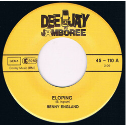 Benny England Eloping / Some How USED VINYL 7INCH 45 RPM SINGLE REISSUE