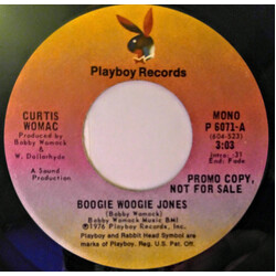 Curtis Womack Boogie Woogie Jones USED VINYL 7INCH 45 RPM PROMO STEREO MONO