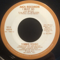 Tommie Young I Must Go / Plantin' Time USED VINYL 7INCH 45 RPM SINGLE