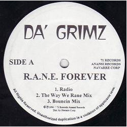 Da' Grimz R.A.N.E. Forever USED VINYL 12INCH