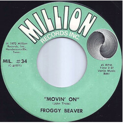 Froggie Beaver Movin' On USED VINYL 7INCH SINGLE