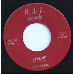 Johnny Link (3) Ramblin' / Wealth Without Riches USED VINYL 7INCH 45 RPM