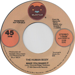 Human Body (2) Make You Shake It USED VINYL 7INCH PROMO