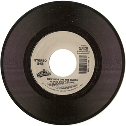 New Kids On The Block Please Don't Go Girl / Whatcha Gonna Do About It Vinyl 7" USED