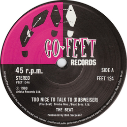 The Beat (2) Too Nice To Talk To (Dubweiser) Vinyl 12" USED