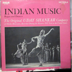The Original Uday Shankar Company Of Hindu Musicians Indian Music: Ragas and Dances Vinyl LP USED
